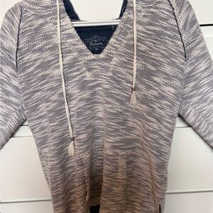 Striped Knit Hoodie